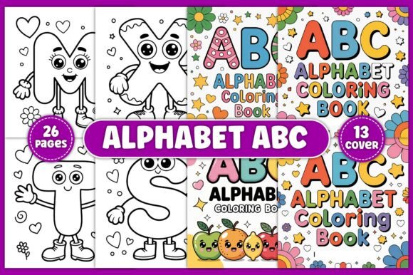 Download ABC Alphabet Coloring Pages for Kids - Premium Resources